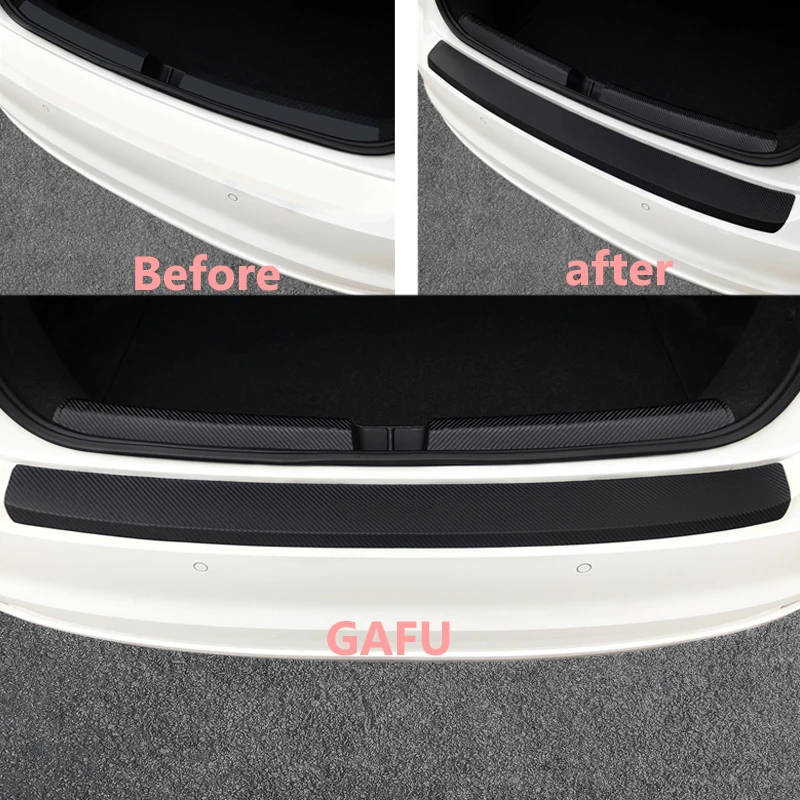 Автомобильные аксессуары для VW TIGUAN MK2 2017 2018 2019 2020 из углеродного волокна PU