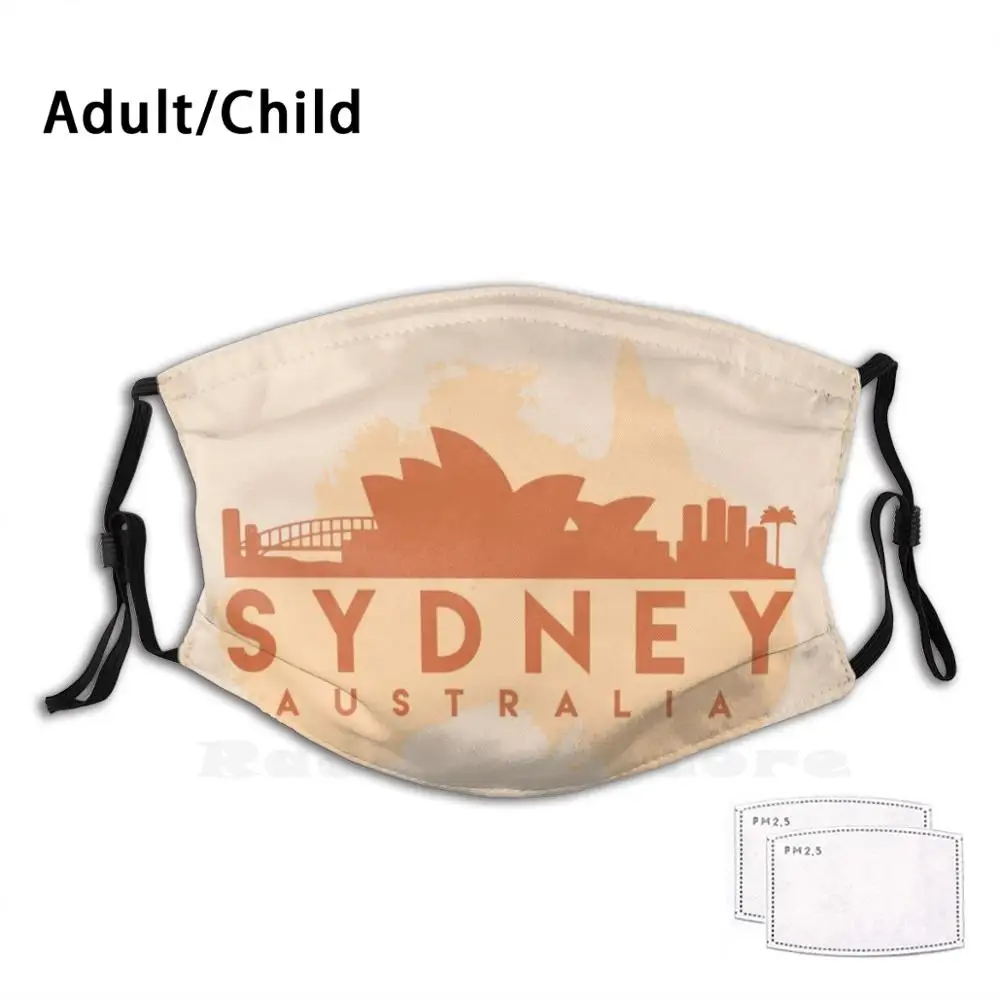 

Australia Make Up This Amazing Art Piece. A Great Gift For Anybody That Has Love For This City. Funny Print Reusable Pm2.3089