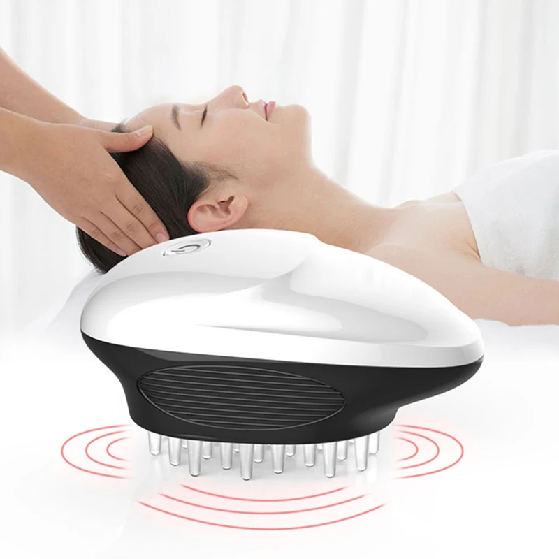 

Portable Head Massager Electric Silicone Massage Comb Relax Muscle Equipment Lose Weight Relax Head Skin Scalp Massager