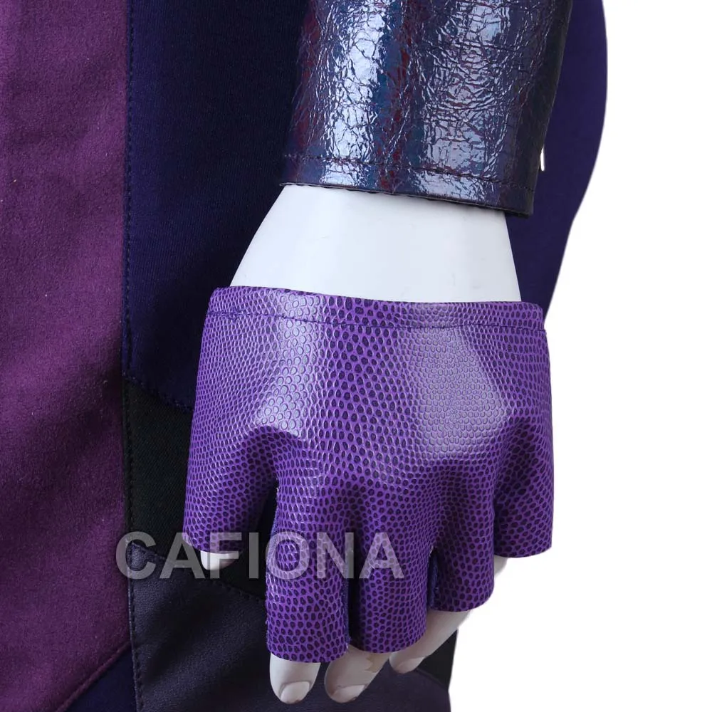 Новинка Наряд для косплея наследники 3 Кожаная куртка в стиле панк на Хэллоуин