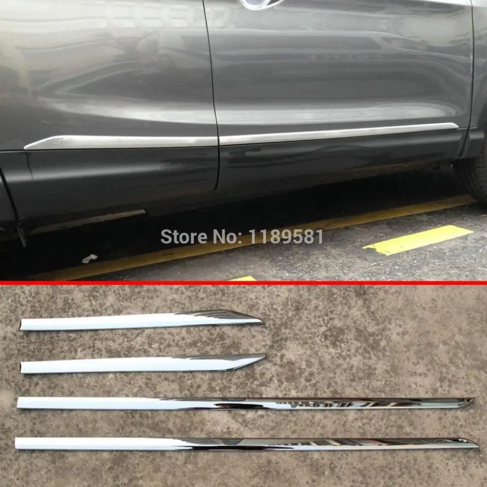 Для Nissan Qashqai 2014 2015 2016 ABS хромированный автомобильный декор боковая дверь