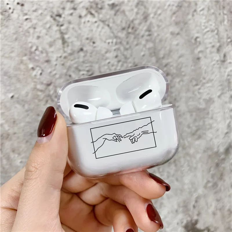 Style 5 Модный Забавный чехол для Apple Airpods Pro, прозрачный жесткий чехол для Air pods Pro, защитный чехол для гарнитуры - Цвет: Style 5