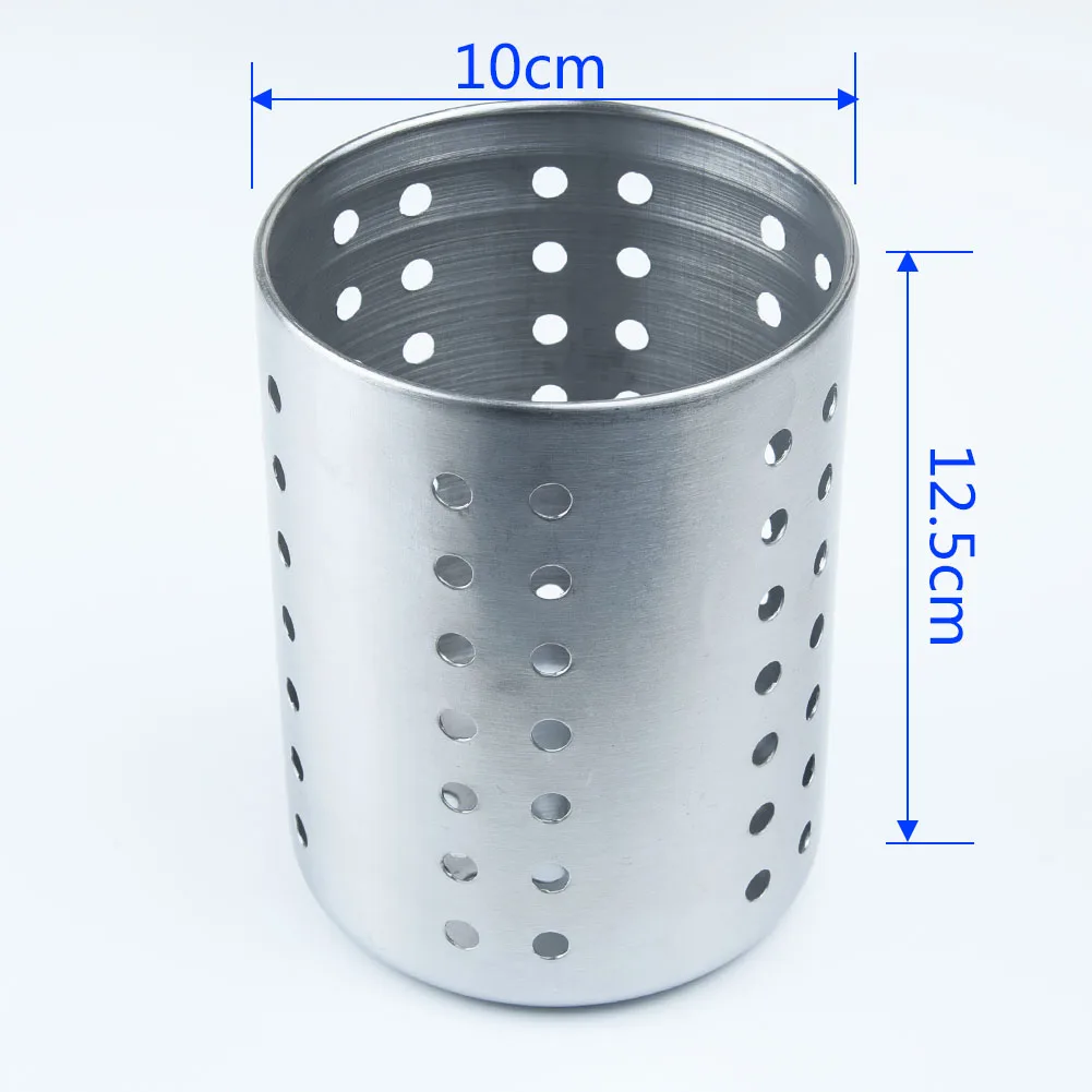 

Drainer Spoon Silver Holes Ventilation Kitchen Holder Utensil Durable Home Stainless Steel Chopsticks Hot Sale