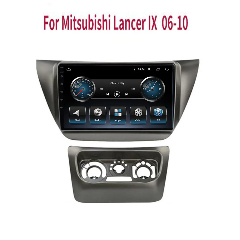 Автомагнитола для Mitsubishi Lancer IX 2006-2010 мультимедийный стереоплеер с GPS-навигацией и