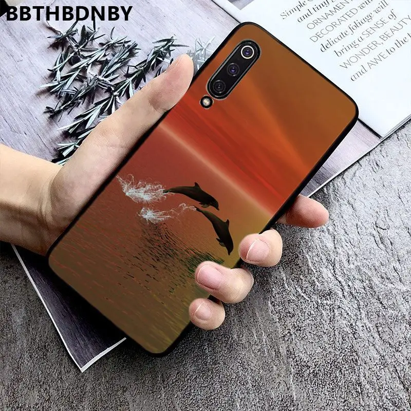 Phone Case Dolphin Novelty Fundas Cover for Xiaomi 8 9 se Redmi 6 6pro 6A 4X 7 note 5 | Мобильные телефоны и аксессуары
