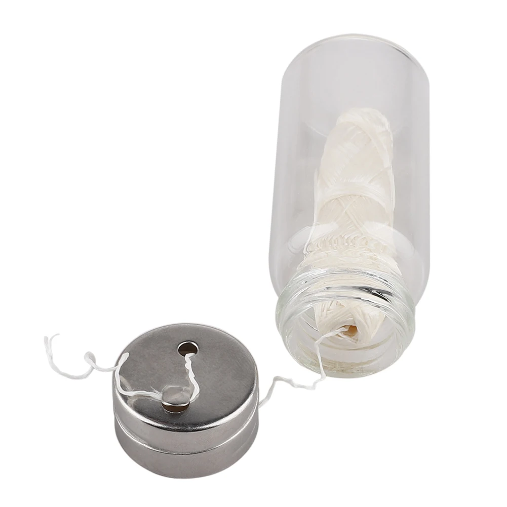 30 м Экологически чистая биоразлагаемая зубная нить с многоразовым стеклянным