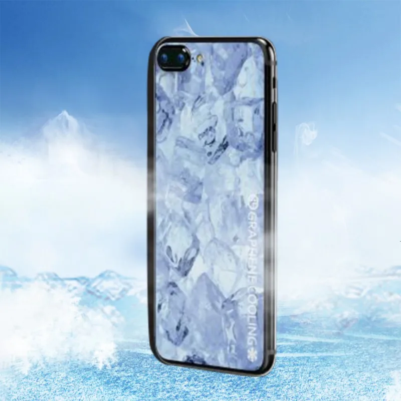 Для iPhone X охлаждающая наклейка Графен рассеивание тепла полоса чехол для телефона для Apple IPhone X/XS/XR/XS Max