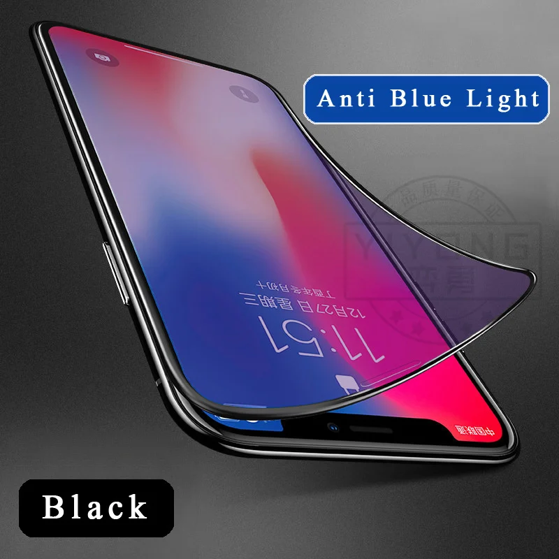 Закаленное стекло YIYONG 4D с мягкими краями для iPhone 11 Pro Max Защита экрана X XR XS iPhone11