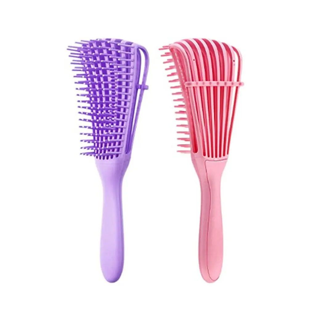 

Massage Hair Brush Detangling Wet Hair Comb For Curly Wet Dry Oil Thick Hair Ergonomic Design Tangle Comb