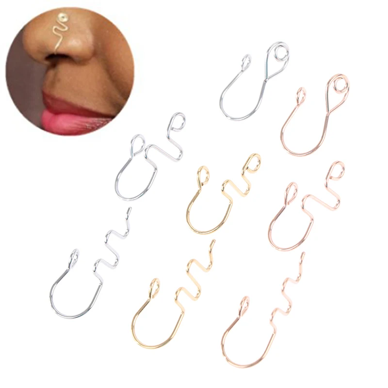 

Женское кольцо-клипса из нержавеющей стали