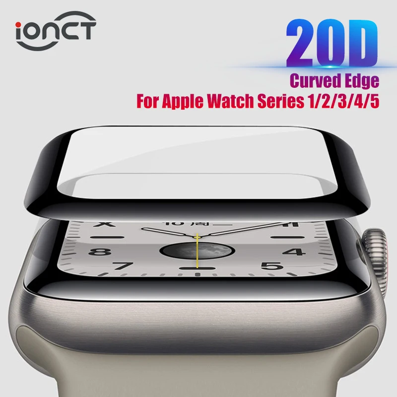 Защитное стекло 20D HD для Apple Watch Series 3 2 1 42 мм 38 IWatch 5 4 44 40 защита