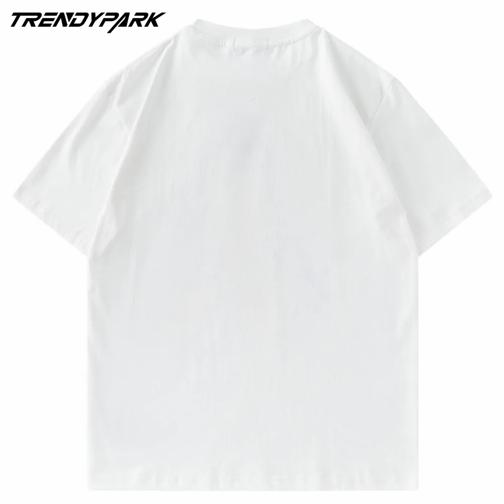 

Men's T-shirt 2021 New Summer Short Sleeve Printed Tee Hip Hop Oversized Cotton Casual Harajuku Streetwear Top Tshirts Clothing
