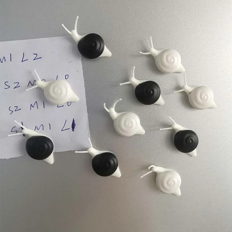 Магнитная наклейка 5 шт. милые Мультяшные улитки магниты на холодильник для