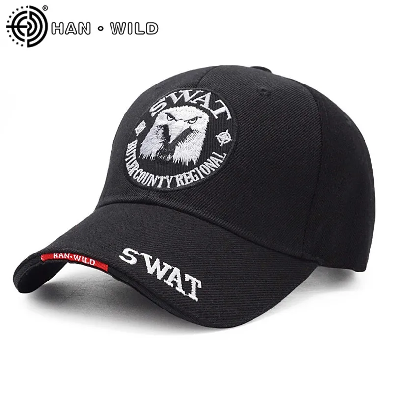 Casquette шляпа Орел SWAT тактическая бейсбольная кепка армейская Кепка Snapback хлопковая
