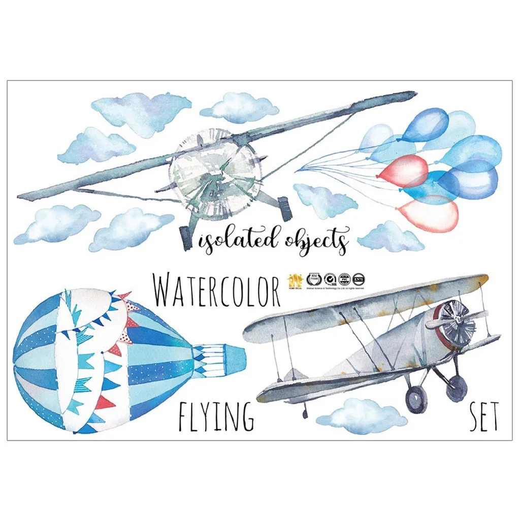 Обои наклейка счастливый съемный водонепроницаемый мультфильм пилот наклейки