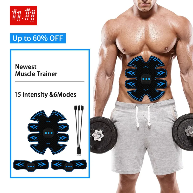 Электрические тренажеры массажный пресс тренажер для мышц живота ног упражнений