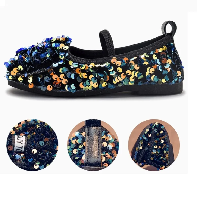 Детские кожаные кроссовки с бантом демисезонные в Корейском стиле для девочек