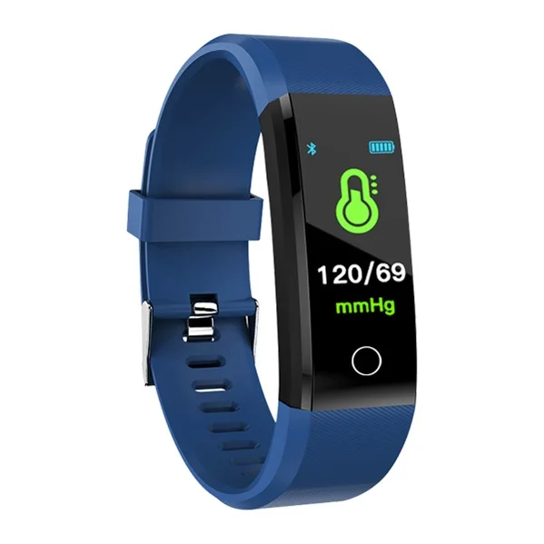 FXM H8 Smart Women Wristband Fitness Tracker Digital Watch Health Monitor Heart Rate Blood Pressure Waterproof Smart Bracelets - Цвет: blue