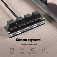 osu mini 4key keyboard photoshop drawing keyboard support red switch programming macro keypad mechanical keyboard