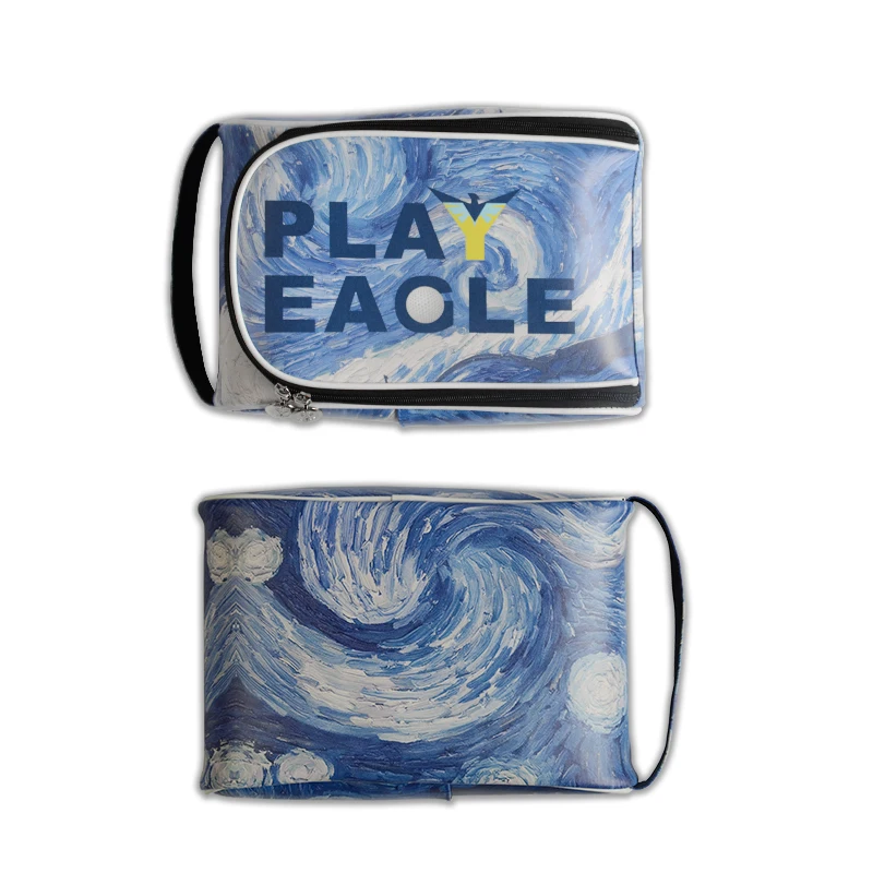 PLAYEAGLE Golf Shoes Bag  Zipper Shoe Case Breathable Water Resistant Shoes Carrier Shoe Accessory Light Weight Shoes Bag