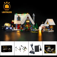 lightailing led light kit for 10229 winter village cottage toy building blocks lighting set only