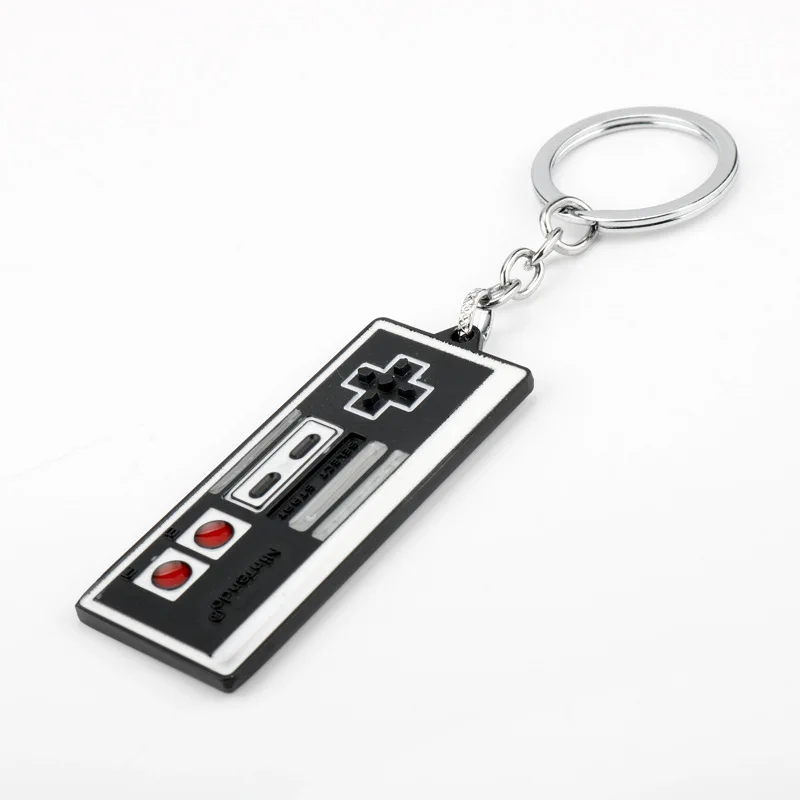 

Classic Nintendo Gamepad Keychain Boy Personality Fashion Accessories Couple's Creative Bag Car Key Pendant Keyring Fine Gift
