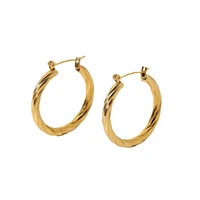 big earrings woman trendy gold color hoop earrings jewelry wholesale round large size hoop earrings for women jewelry gift