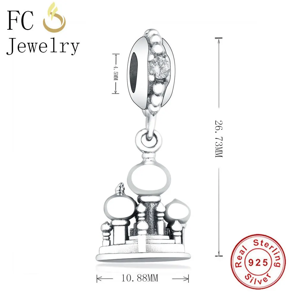 FC ювелирное изделие из стерлингового серебра 925 пробы сказочный замок Аладдина