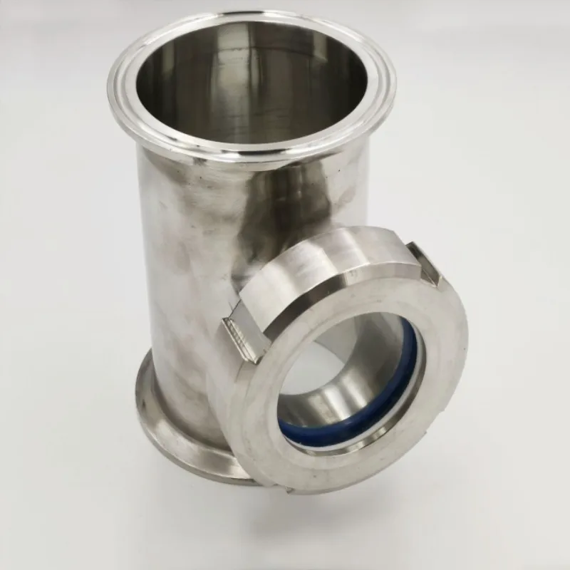 1 шт. 3 &quotx 3&quot x 2 &quotНержавеющая сталь смотровое стекло Union Tee SS304. Высота 120 мм|sight