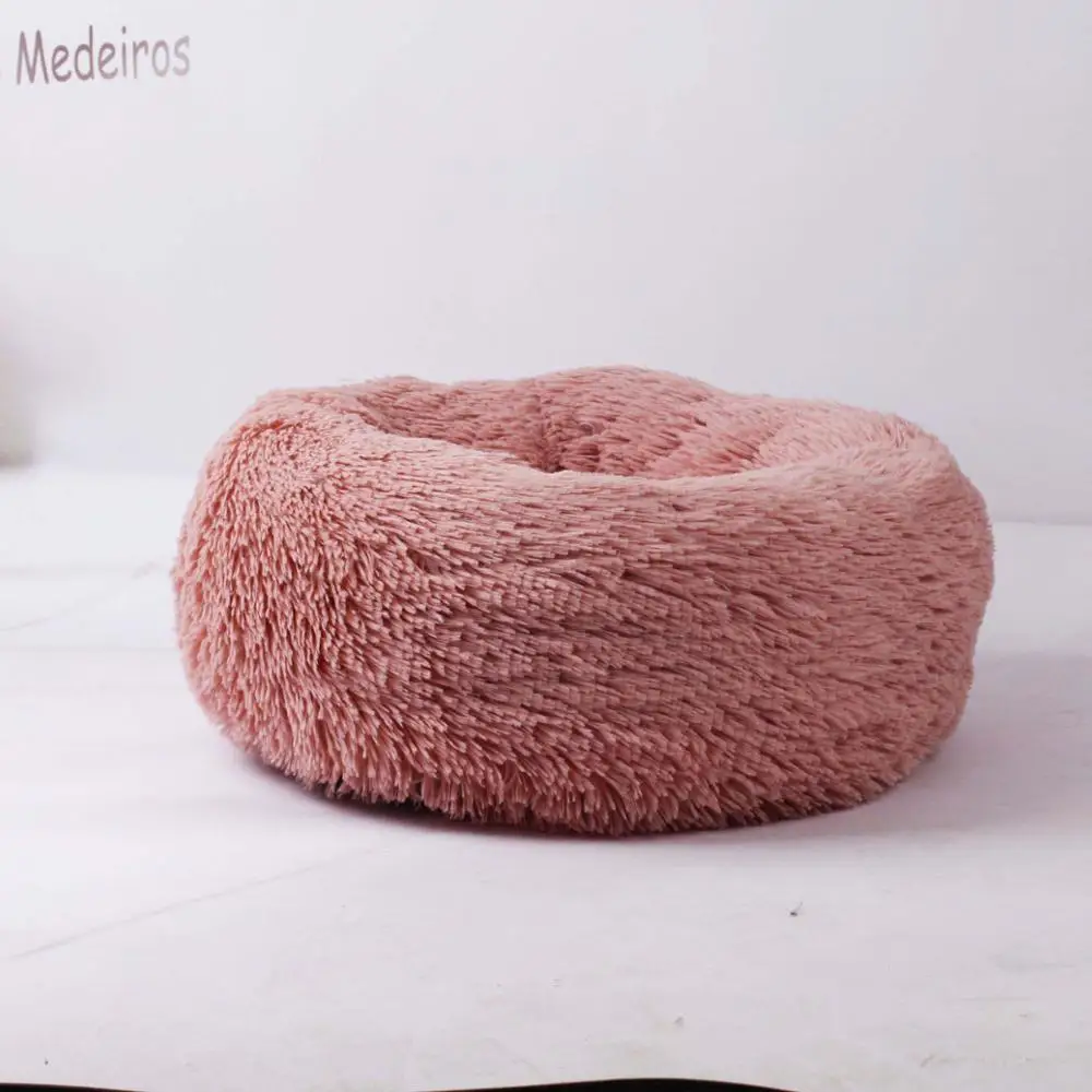 Dark Pink Удобная Успокаивающая кровать для собак, коврики для собак, теплый хлопковый матрац для кошек, лежак, спальная кровать для маленьких и средних собак, дышащая подушка для питомника - Цвет: Dark Pink