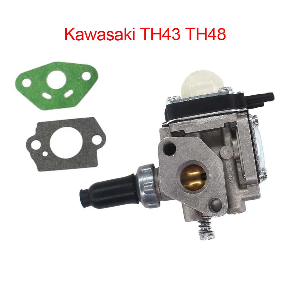 Карбюратор W/ 2 шт. прокладка для триммера бушрезак Kawasaki TH43 TH48 устройство