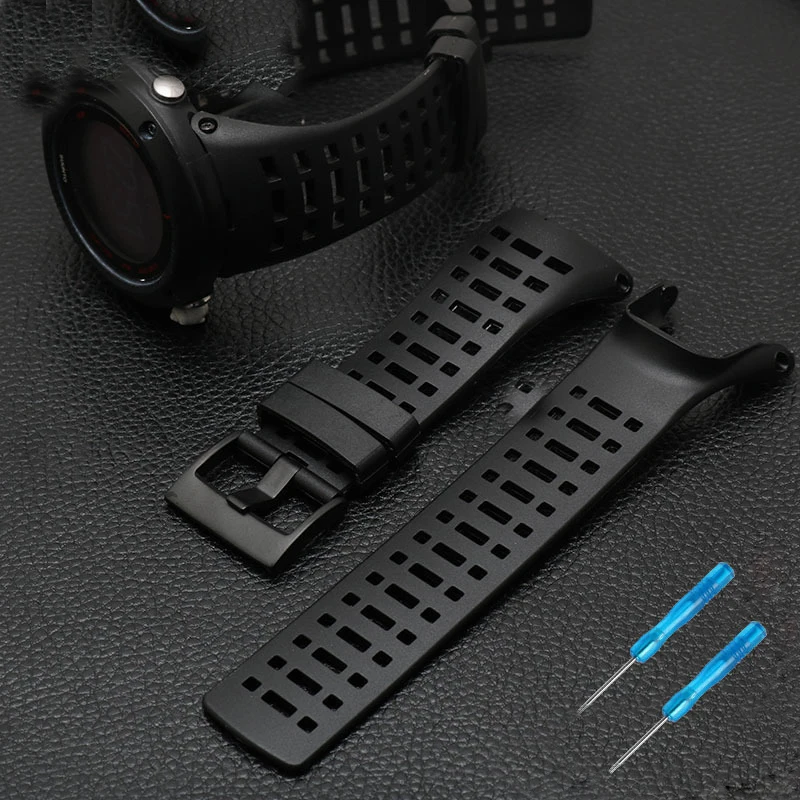 Ремешок для часов SUUNTO CORE Ambit 1 2 3 2R 2S Peak 24 мм мужские часы резиновый ремешок