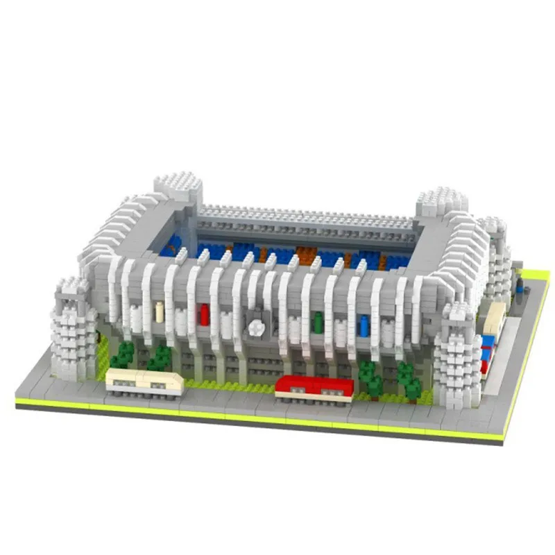 

YZ-065 Famous Spain Real Madrid Football Club Micro Diamond Block Santiago Bernabeu Stadium Building Bricks Nanobricks Toys