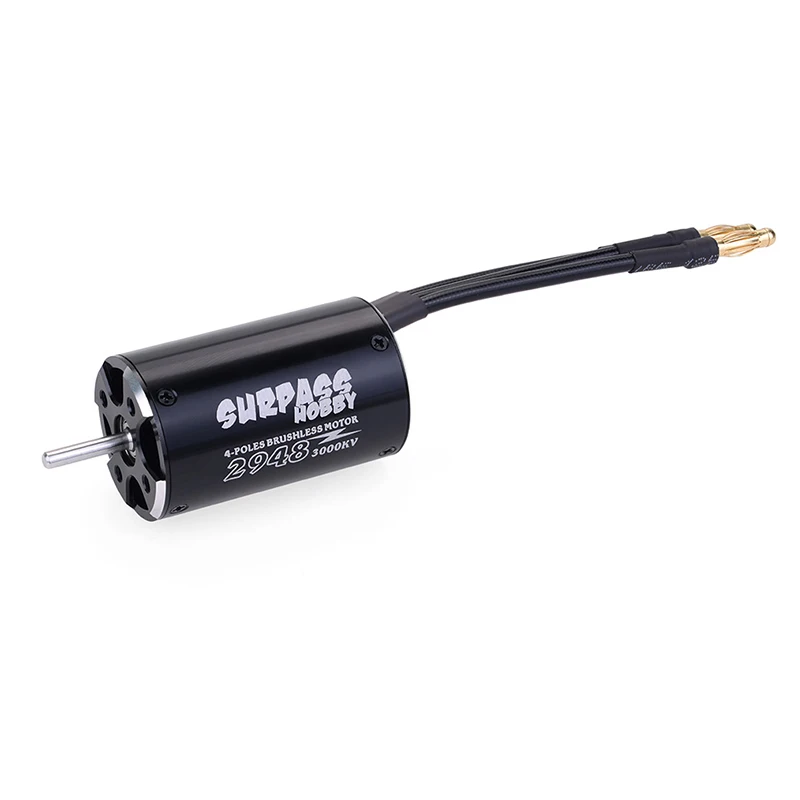 SURPASS HOBBY 2948 3000KV 3450KV бесщеточный водонепроницаемый мотор 3,175 мм 4 полюса для 600-800 мм RC лодка запасные части
