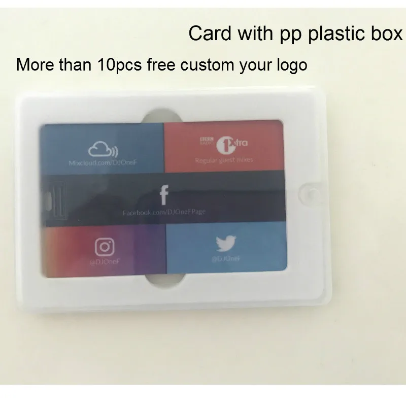 

pp plastic box for card drive ( need order additional )