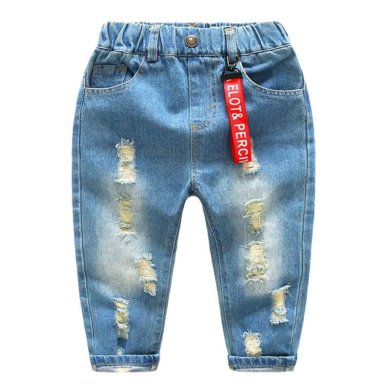2020 New Children's Clothes Korean Autumn Winter Kids Pants Toddler Boys Casual Denim Trouser For Baby Jeans 2-6Year | Детская
