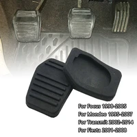 1 pair car pedal pad rubber covers high quality brake clutch pedal pad cover protective case for ford transit mk6 mk7 2000 2014