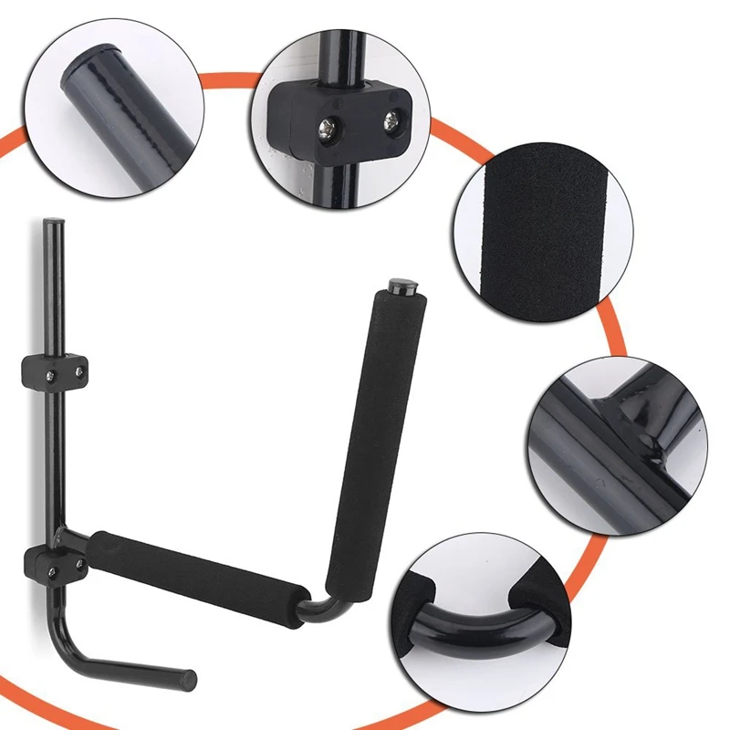 2 шт. каяк лестница настенное крепление стойка доска для серфинга каноэ складная