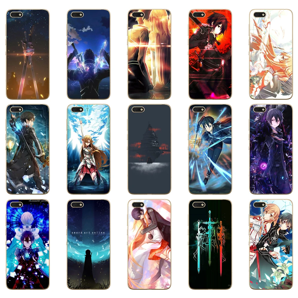 Мягкий силиконовый чехол 239DD Sword Art Online SAO Аниме Манга для huawei honor 9 10 Lite 7A 5,45 7a pro 7c 5,7 дюймов 7x 8x чехол