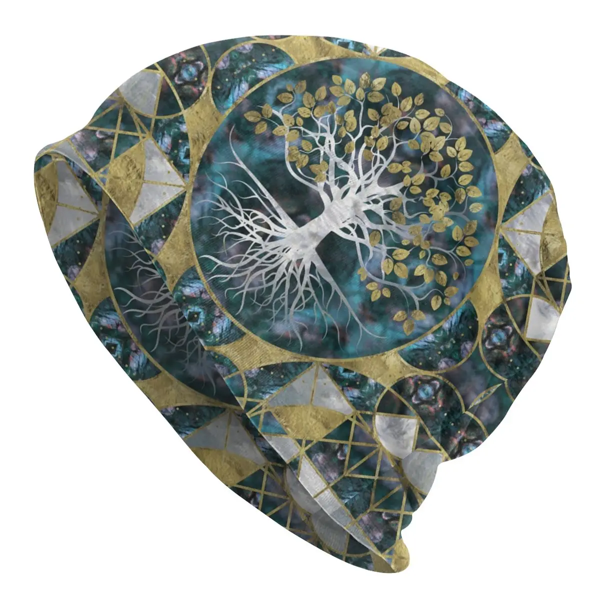 

Tree Of Life Yggdrasil Skullies Beanies Hat Vikings Winter Street Unisex Caps Adult Spring Warm Dual-use Bonnet Knitted Hat