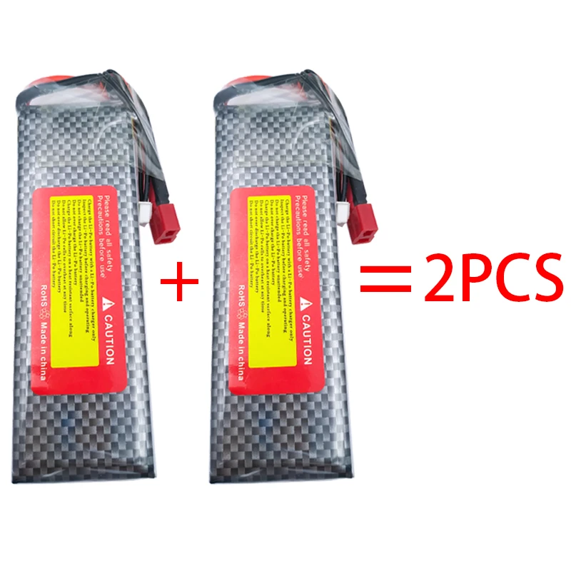 2PCS T Plug RC LiPo батарея 4S 4000mah 14,8 V 25C 30C батареи 4S для квадрокоптера самолета вертолета дрона автомобиля 14,8 V RC батарея LiPo - Цвет: 2PCS T Plug