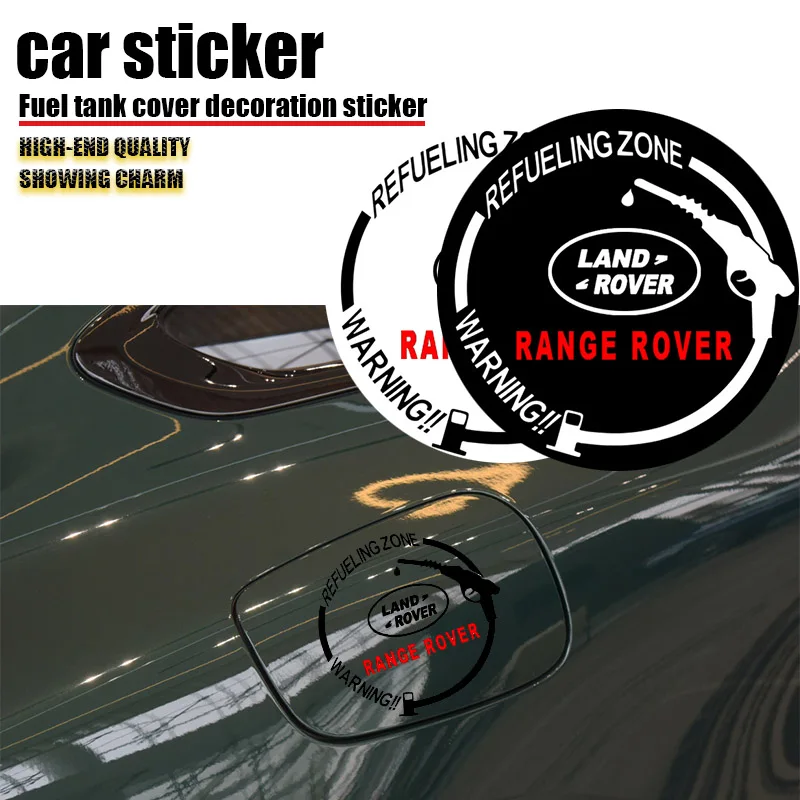 

Car Helmet Cap Fuel Tank Cap Vinyls Creative Decoration Sticker Auto Tuning for Land Rover A9 Evoque Freelander LR4 L319 L462 Et