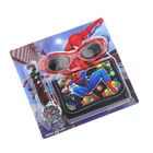 Часы Disney Человек-паук, детские часы с кошельком, набор из очков, Мультяшные фигурки для мальчиков и девочек, часы, игрушки, подарок на день детей