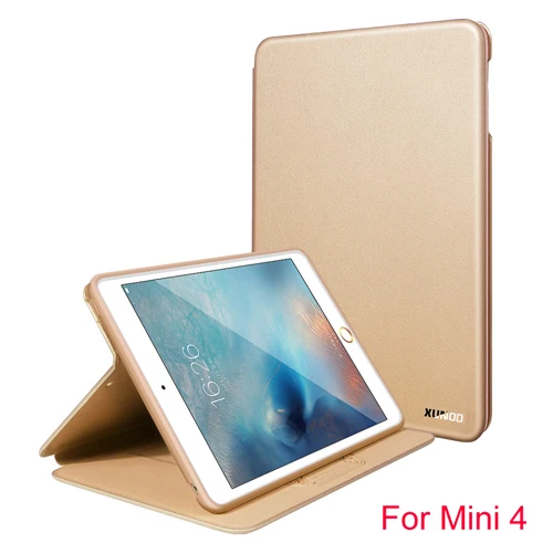 Для iPad Pro 10,5 флип-чехол Xundd роскошный противоударный чехол из искусственной кожи для iPad 9,7 / iPad Mini 4 чехол-кошелек - Цвет: Gold-iPad mini 4