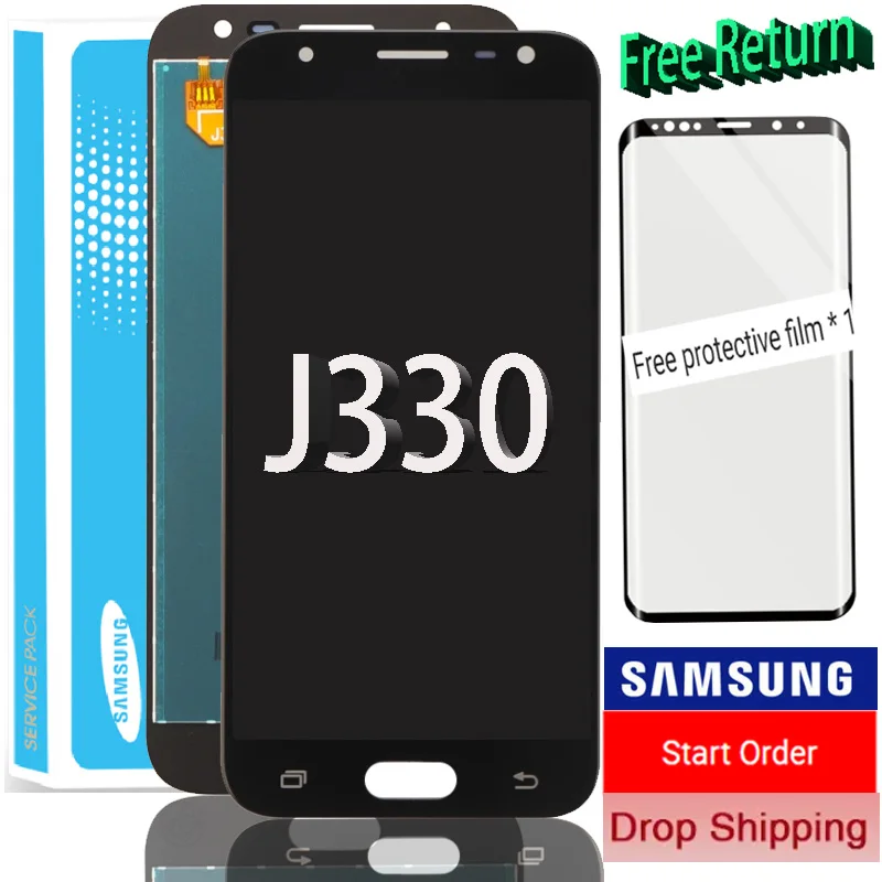 Оригинал 5 0 ''Замена ЖК для Samsung Galaxy J3 2017 J330 J330F дисплей кодирующий