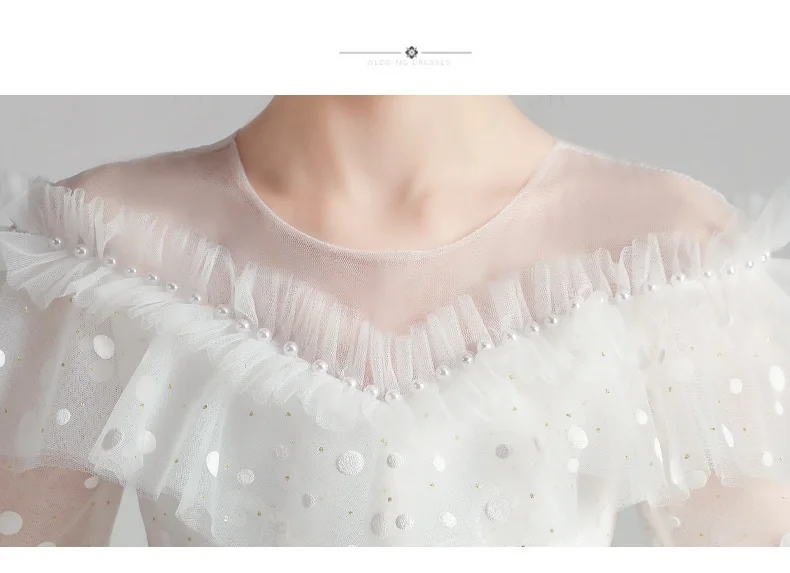 

12y Teenage Girls Wedding Lace Girl Dress Opening Ceremony Party Pageant Dresses sequins Long Girl Dresses Flower Kids vestidos