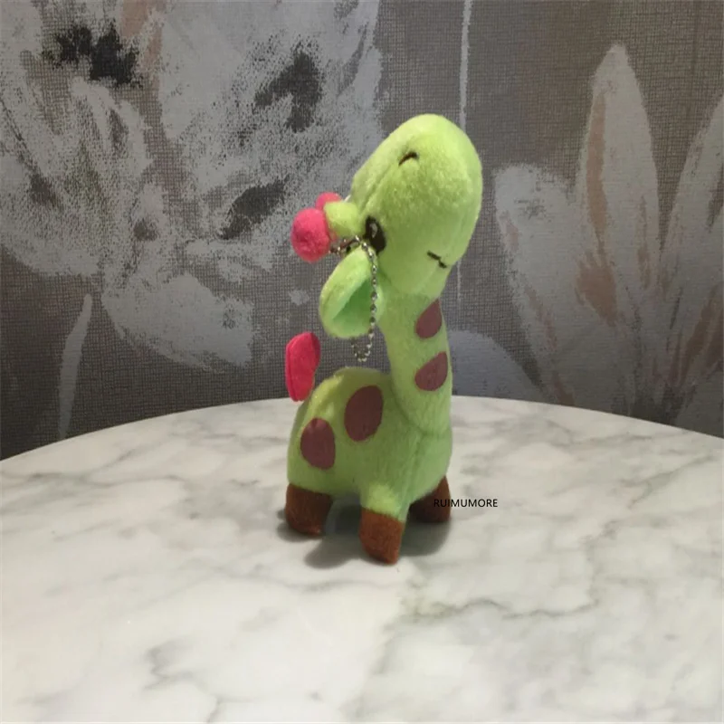 40 шт./лот смешанные цвета-12 см Жираф плюшевая игрушечная фигурка кукла-мягкая