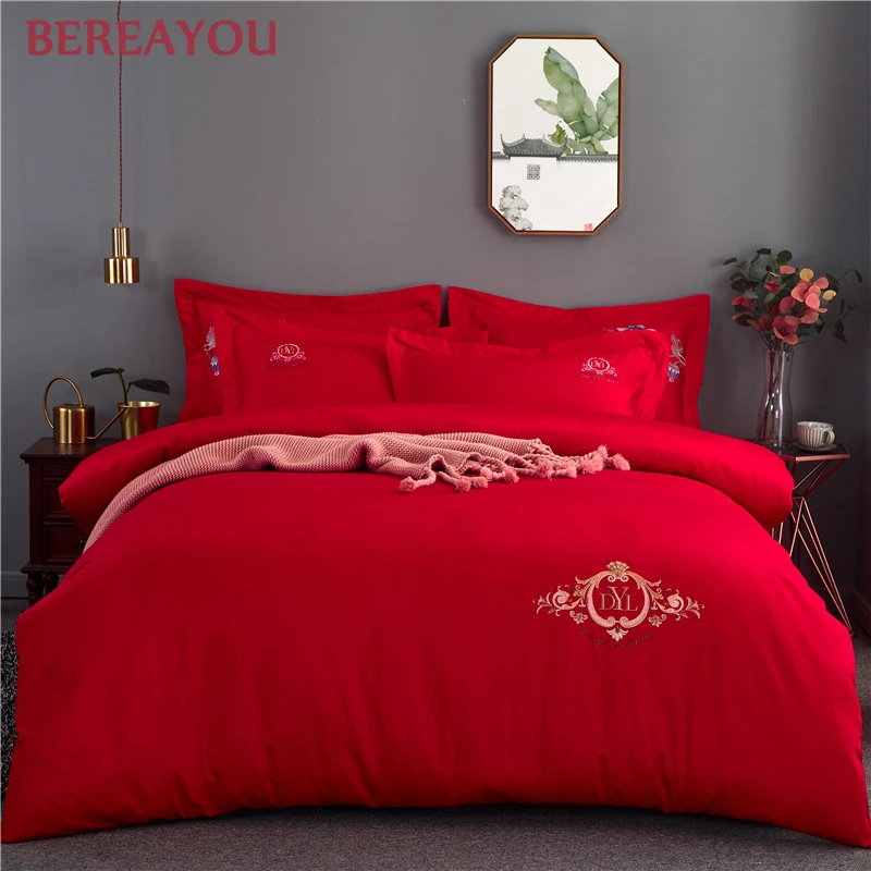 Роскошные постельные принадлежности хлопок сатин отель Винтаж Королевский