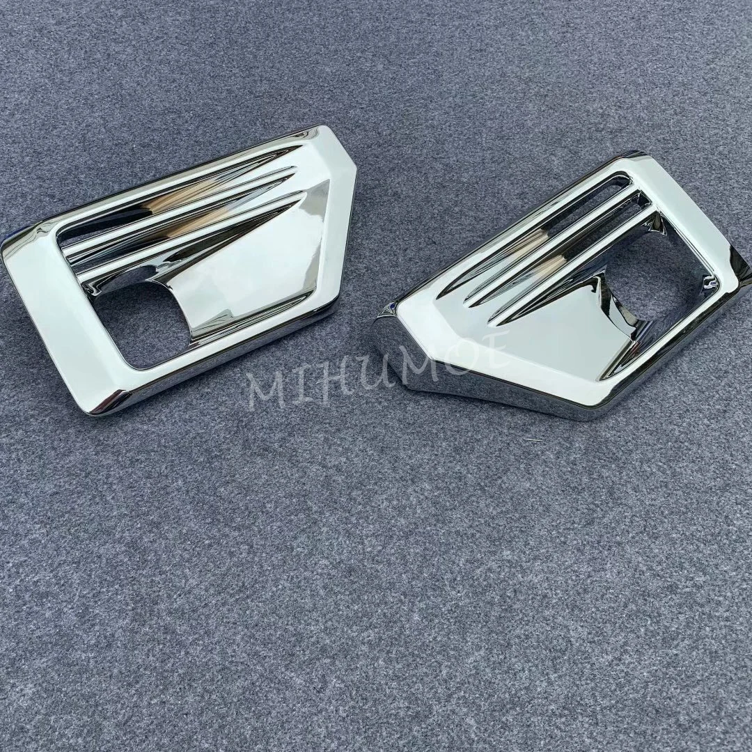 

For Toyota RAV4 Adventure 2019 2020 Chrome Front Fog Light Cover Trims