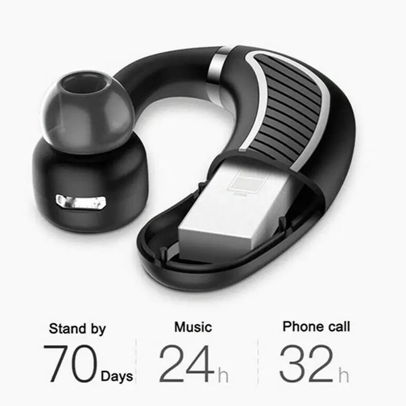 K21 бизнес Bluetooth гарнитура беспроводной подвесной ухо стерео водонепроницаемый длинный режим ожидания ушной крючок Bluetooth наушники